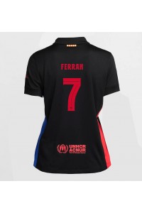 Barcelona Ferran Torres #7 Voetbaltruitje Uit tenue Dames 2024-25 Korte Mouw